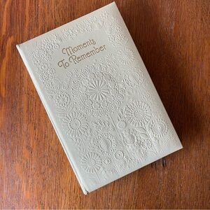 1970s Floral Embossed Photo Album